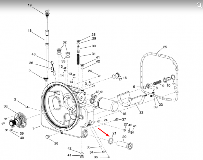 9970004 Пориста прокладка New Holland 4203860