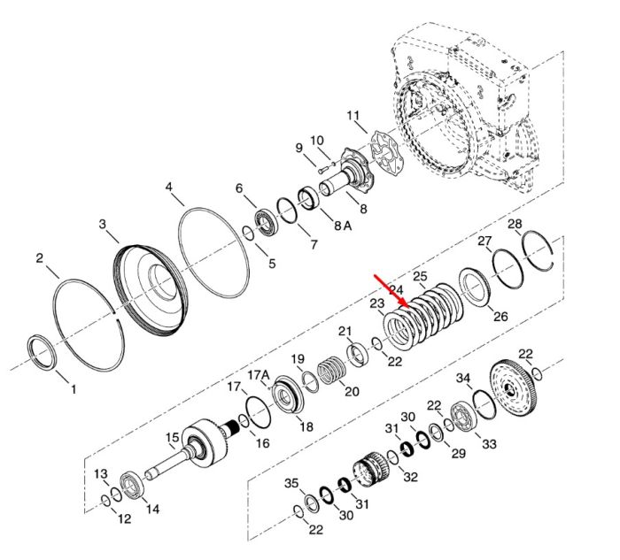 4206373 Диск фрикційний паперовий Dana Spicer TE13, TE17
