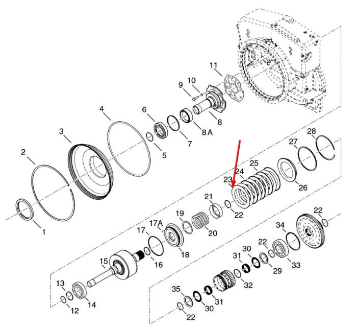 4206417 Диск фрикційний Dana Spicer TE27, TE32