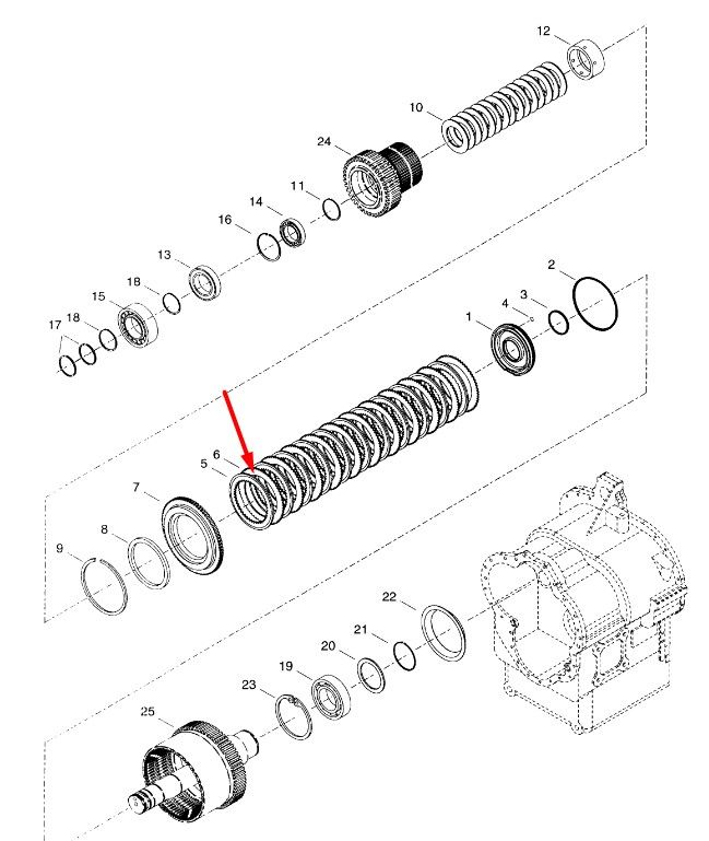 4207419 Диск фрикційний сталевий Dana Spicer TE27, TE32