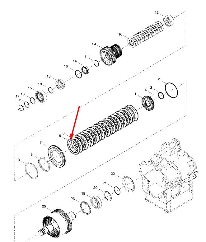 4215606 Диск фрикційний Dana Spicer TE27, TE32