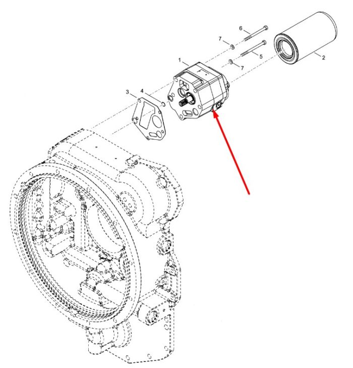 4210729 Масляний насос КПП Dana Spicer T20000, 24000
