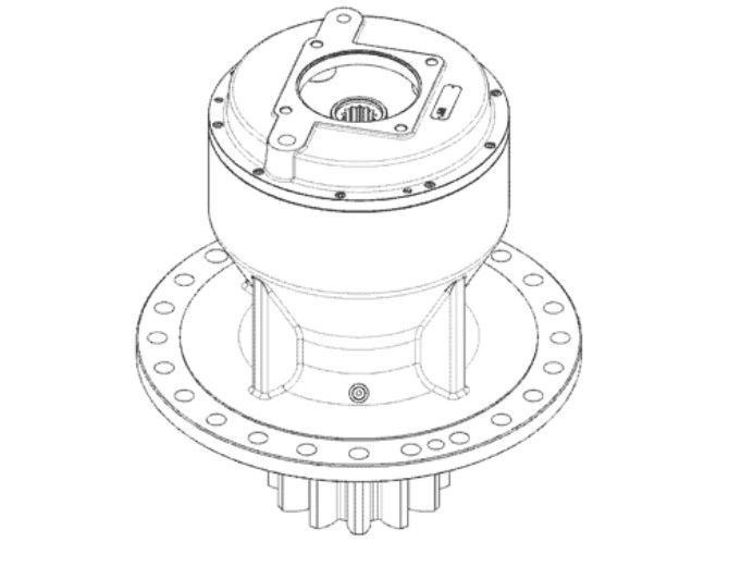 536-7288 Редуктор повороту вежі CAT 336 GC