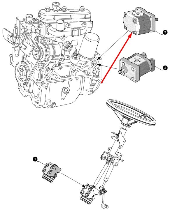Case 5168841 Гідравлічний насос 10 CC
