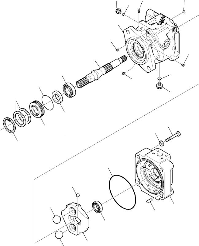 Komatsu 708-1U-01111 Гідронасос WB97S-5, WB93S-5