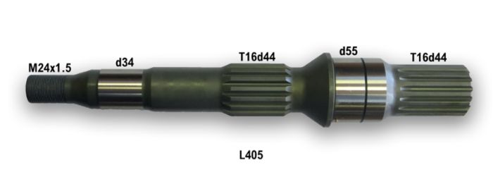 Komatsu 708-3M-12111 Вал гідромотора для гідравліки HPD71 Handok