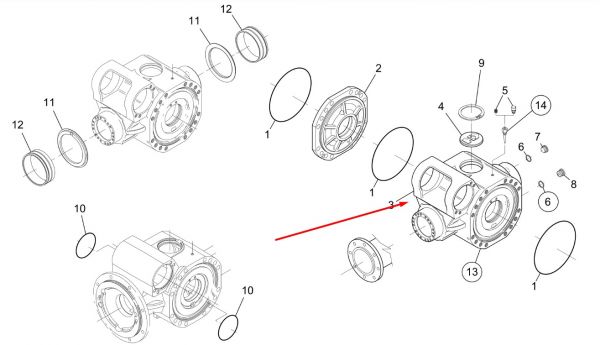 71482460 Корпус New Holland