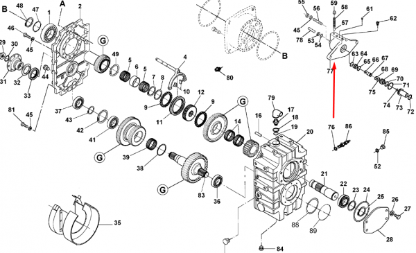 71490699 Циліндр New Holland