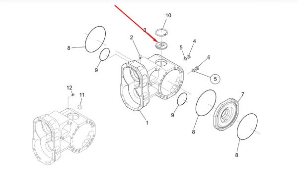 71491255 Кришка New Holland