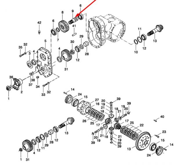 85806912 Вал New Holland, Dana Spicer