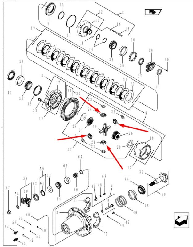 87324509 Сателіт New Holland, Dana Spice Mag.310