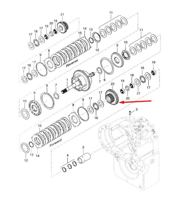 8I-4546 Пружина КПП Caterpillar TH83