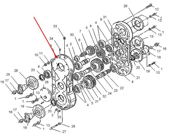 8I4431 Корпус Caterpillar TH83