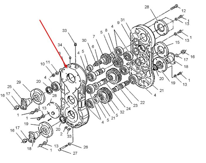 8I4431 Корпус Caterpillar TH83