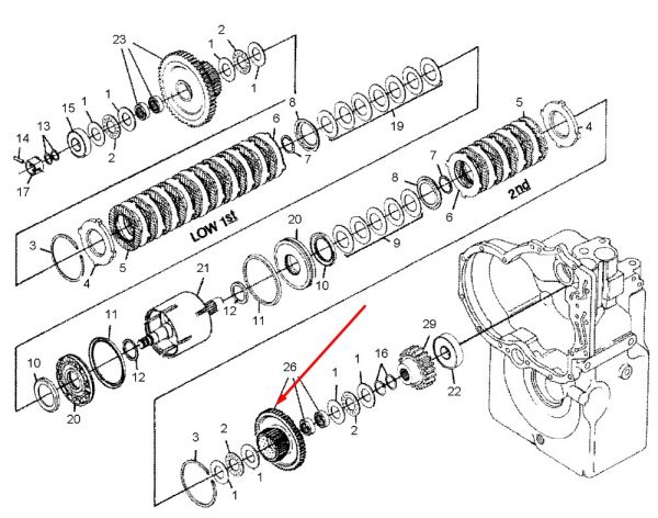 8I4551 Шестерня КПП Caterpillar TH83