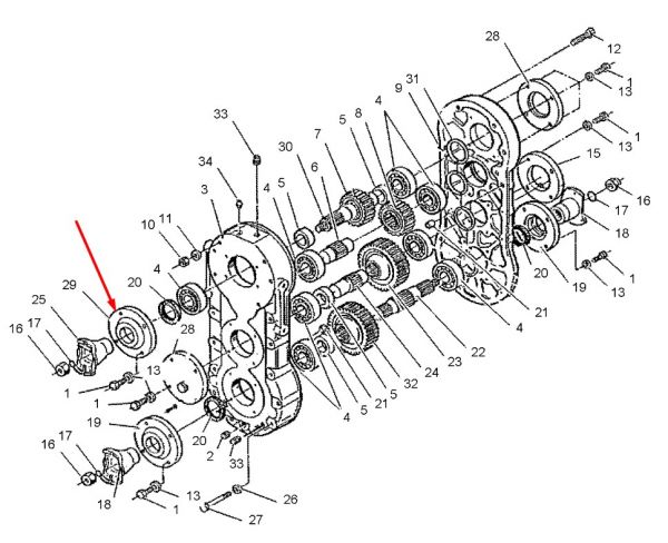 8I4597 Крышка шкворня Caterpillar TH83