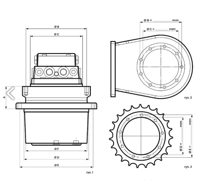 ᐈ Купити Гідромотор Yanmar B27, B3, B30-1, B32 172153-73300