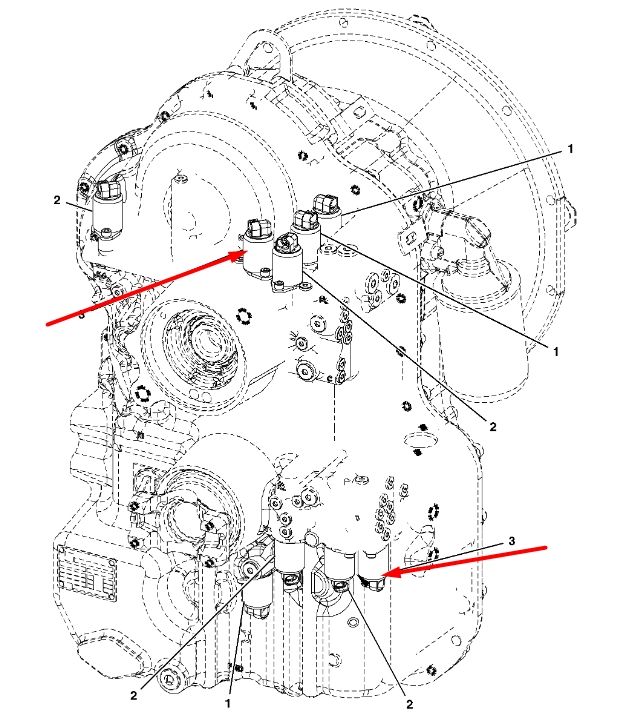 John Deere AT310586 Електромагнітний клапан для 310, 315