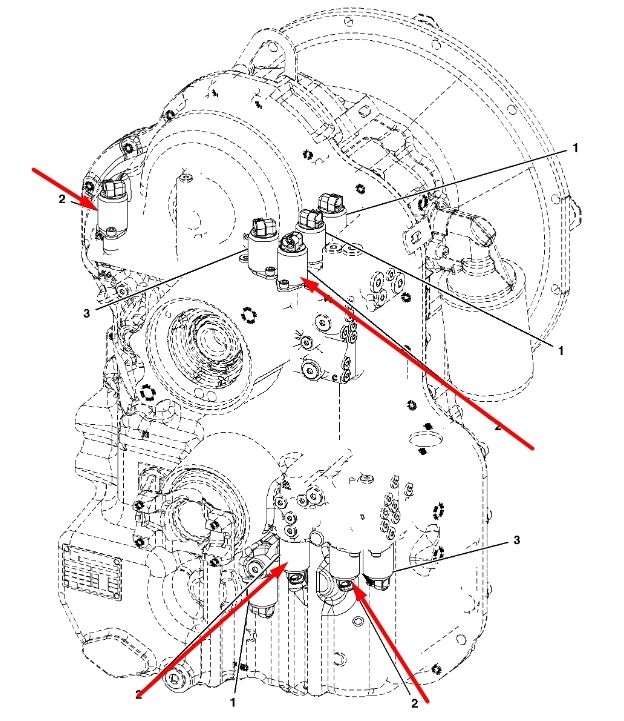 John Deere AT310587 Електромагнітний клапан для 310, 315
