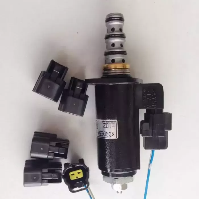 Клапан-соленоїд гідронасосу Kawasaki K7V YN35V00052F1 410126-00006 860139443 VOE14552770 XJBN-01608
