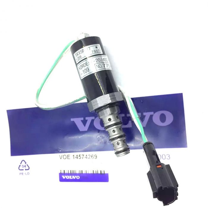 VOE14604266, VOE14574269 ⚡️ Клапан-соленоїд гідронасосу Kawasaki K3V112DT 20/950631