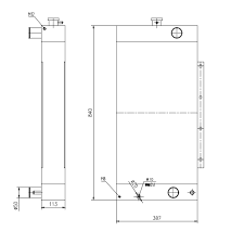 Радіатор охолодження в зборі JCB JS110 JS130W JS115 JS160W JS180 30/926178