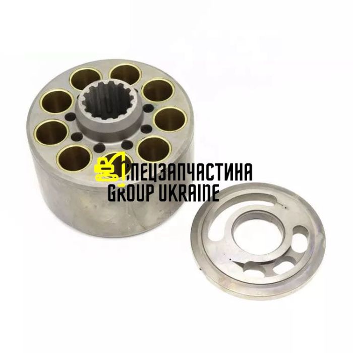Блок циліндрів і розподіл. шайба R Kawasaki K3V XJBN-01040 XJBN-01035, VOE14550189, LNP0174, LNP0175, 716776