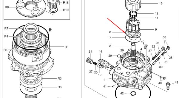 Doosan K9006225 Притискна пластина для DX53W, DX55W DI