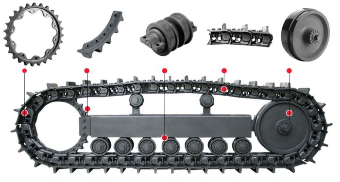 Колесо направляюче CAT 325 115-3696