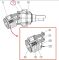 Rexroth R909921603 Вал гідромотора для A6VM140