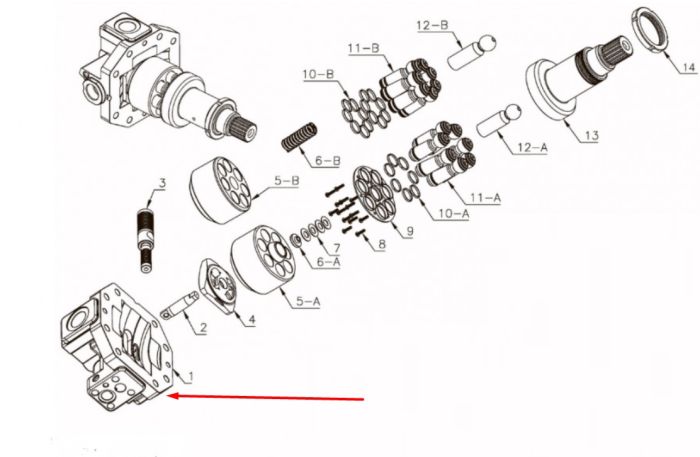 Bosch Rexroth R909921786 Розподільча шайба для A6VM55, A6VM59