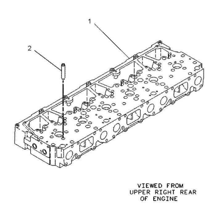 100-8150, 1008150 Направляюща клапана Caterpillar С12