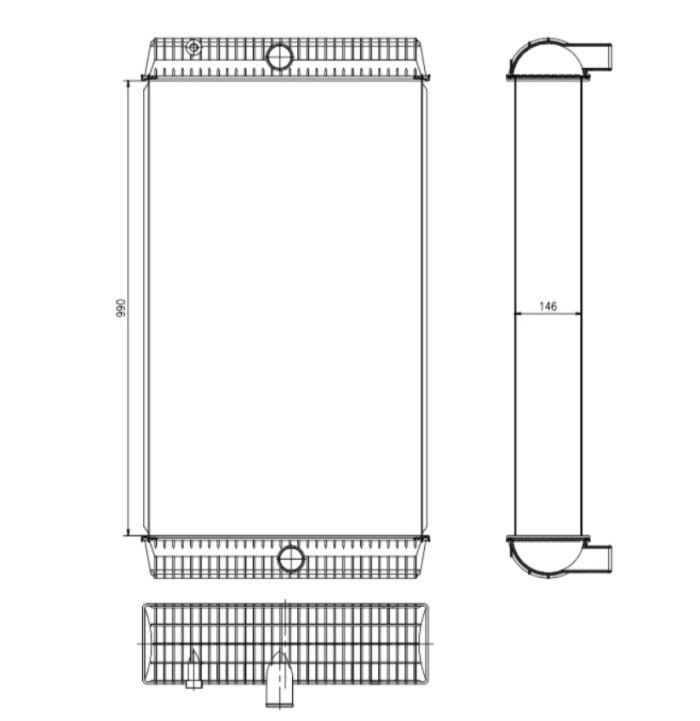 Volvo VOE11110696 Радіатор охолодження двигуна для EC330B, EC330C, EC360B