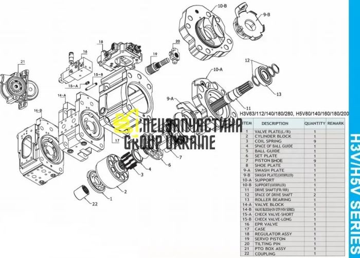 Плита опорна Kawasaki K5V VOE14567606 Volvo
