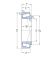 SKF X619046400003 Підшипник конічний з обоймою