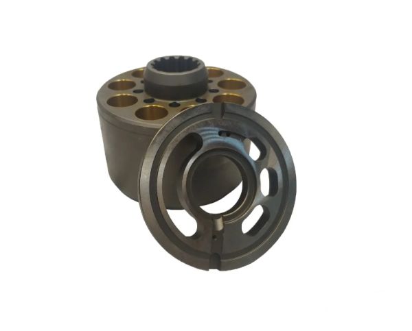 Kawasaki XJBN-01048, 0978701, XJBN-00436, 20/950629, 20/950628, 127-5975, 170-9959, VOE14508516 Блок циліндрів з розподільчою шаайбою права для серії K3VL80 SKS