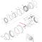 XKAH-00022 Перехідна муфта приводу Hyundai R210LC-7