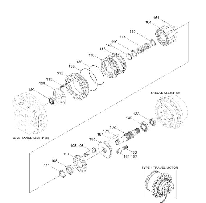 XKAH-00366 Сальник бортового редуктора для Hyundai R160LC-7 даукон, ущільнення