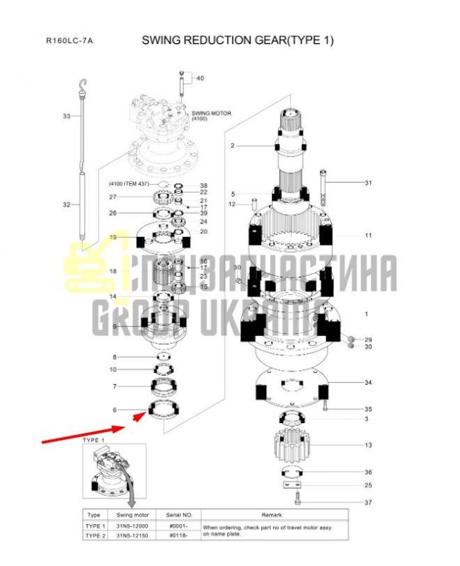 KAQ-00032 Сальник Hyundai 100x125x13 (NOK) (AP4063, 2180-1254)