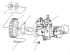 Caterpillar 6I-1216, 6I1216, 0R-4541, 0R4541 Паливний насос для 436B, 438B