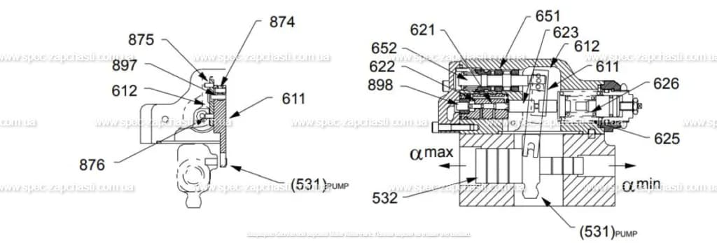 РЕМОНТ ГІДРОНАСОСІВ Kawasaki K3V K5V