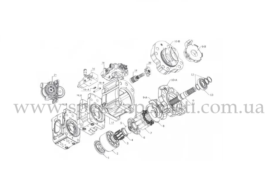 Kawasaki K3V / DT / K5V Series - схема