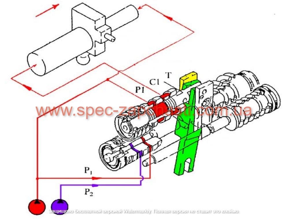 Запчастини гідравлічного насоса KAWASAKI K5V140