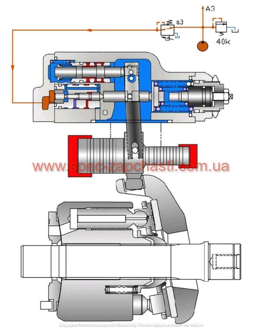 Запчастини гідравлічного насоса KAWASAKI K5V140