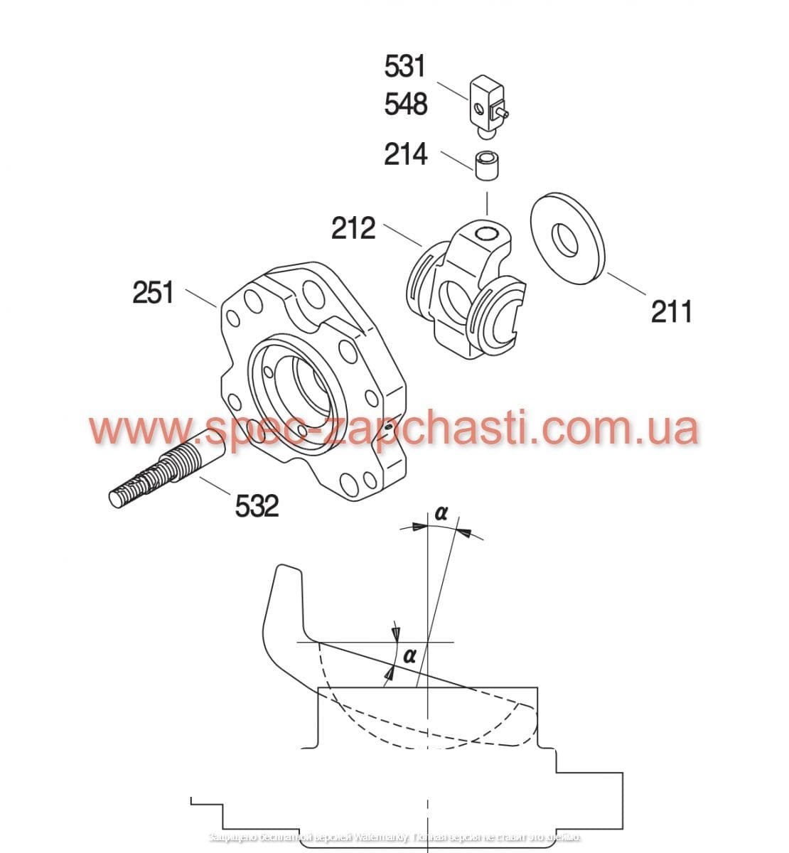 Запчастини гідравлічного насоса KAWASAKI K5V140