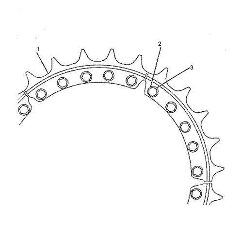 6V2931, 7G7212, 6Y2931, 7T1697, 8E-9041, 6V-2931, 7G-7212, 6Y2931, 7T-1697, 102-6677, 173-0945, 173-0946, 1026677, 1730945, 1730946 Сегменти бульдозера CATERPILLAR D6 (Звездочка)