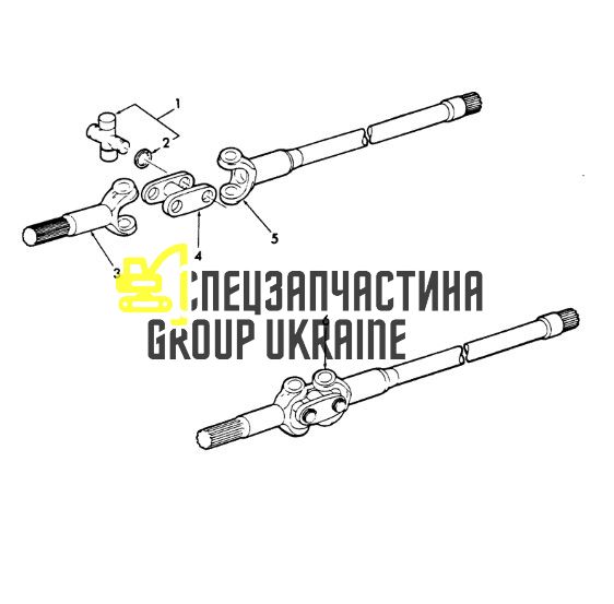 03225810 (040824, 137700420871, 153326682, 3476315M1, 87759573, CAR40824, N14412) Кулак приводного валу Caterpillar, Carraro