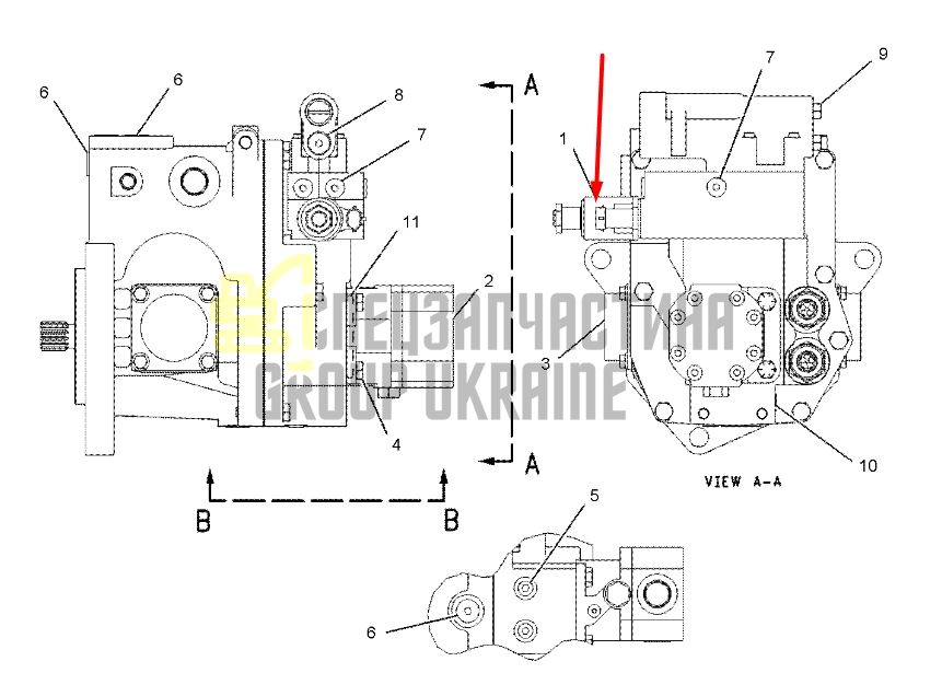 Caterpillar 1070677 Клапан соленоїдний D8, D9, D10
