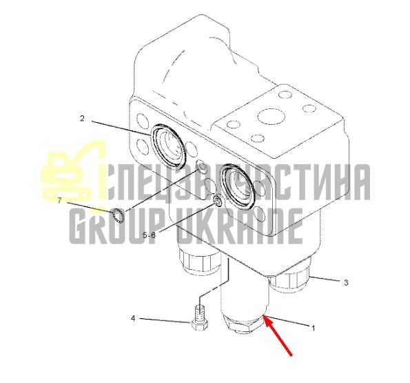 Caterpillar 1163526 Електромагнітний клапан 24V