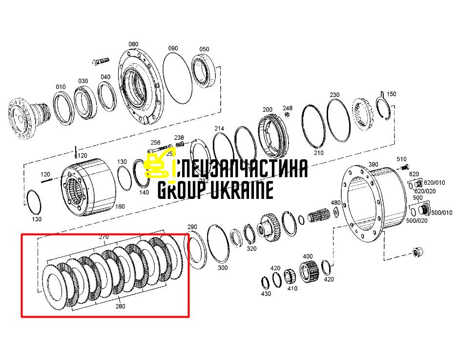 121-7635 Диск фрикційний Caterpillar M318